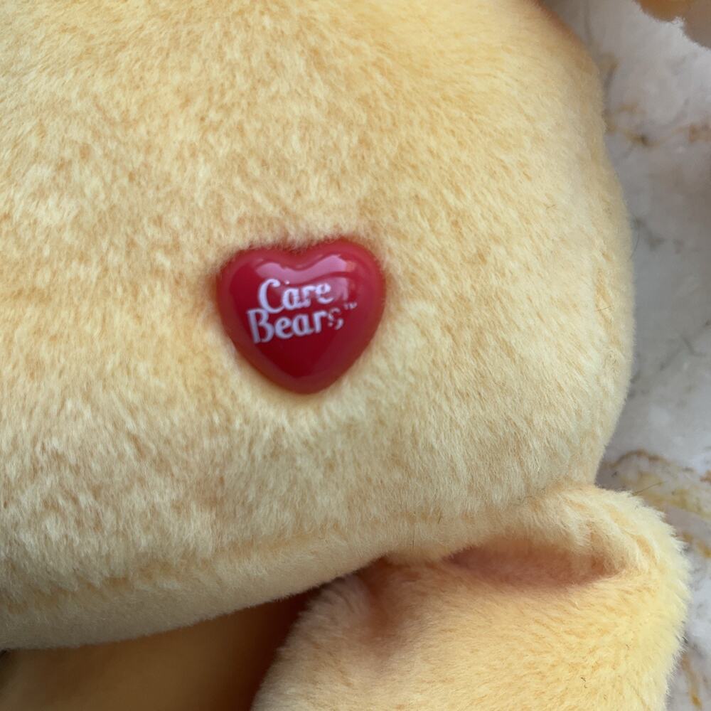 Vintage Care Bears 8" plush Champ Bear 2003 TCFC Inc. Orange Heart - Picture 7 of 10